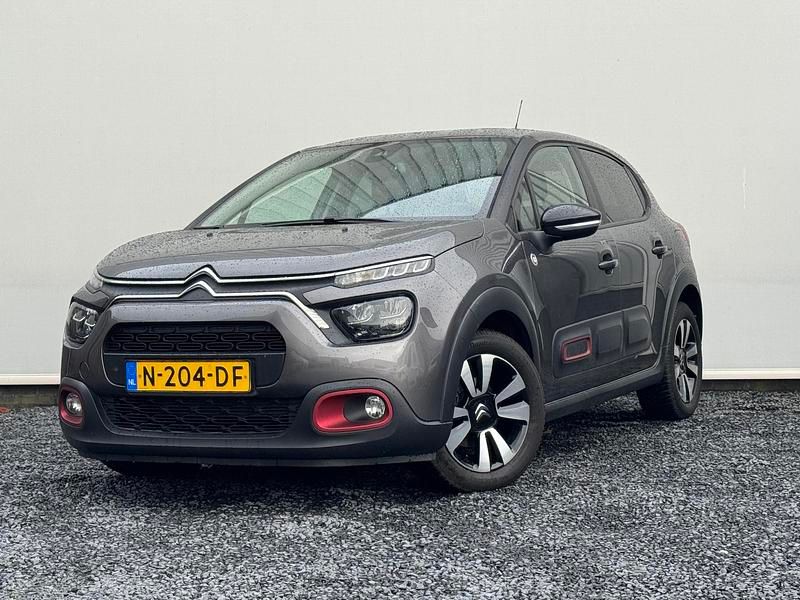 Grijs Gebruikt 2021 Citroën C3 PureTech Hatchback | € 12.445 (Eerlijke prijs) - Afbeelding 1/4