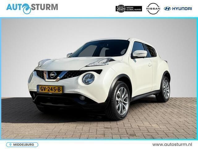 Wit, metallic lak Gebruikt 2015 Nissan Juke S SUV | € 10.995 (Eerlijke prijs) - Afbeelding 1/4