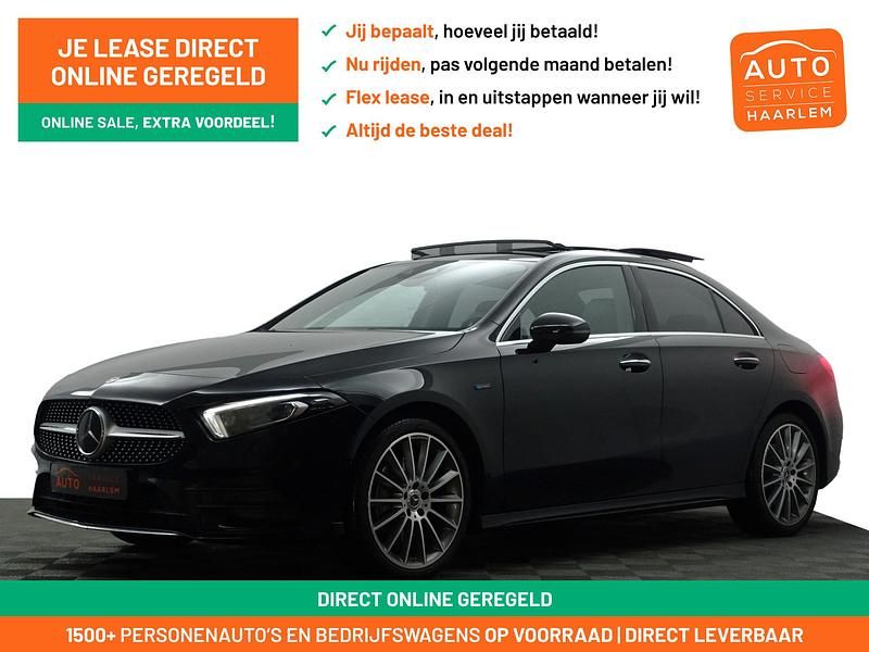 Zwart metallic Occasion 2020 Mercedes A250 AMG Line Premium Plus Sedan | € 34.900 (Duur) - Afbeelding 1/4