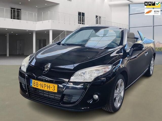 Zwart Gebruikt 2010 Renault Mégane Cabriolet Dynamique Cabriolet | € 3.745 (Eerlijke prijs) - Afbeelding 1/4