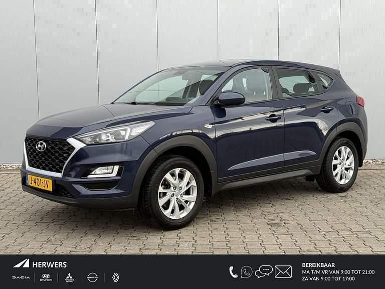 Stellar blue metallic (rwb) Occasion 2019 Hyundai Tucson SUV | € 19.935 (Eerlijke prijs) - Afbeelding 1/4