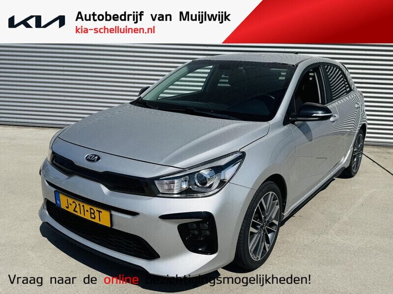 Grijs Gebruikt 2020 Kia Rio GT-Line Hatchback | € 16.850 (Eerlijke prijs) - Afbeelding 1/4