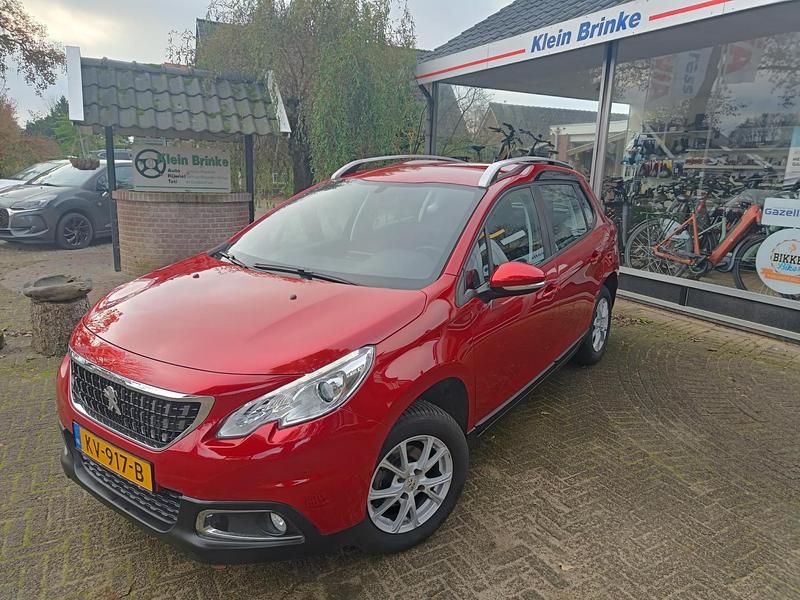 Rood Gebruikt 2016 Peugeot 2008 SUV | € 9.445 (Eerlijke prijs) - Afbeelding 1/4