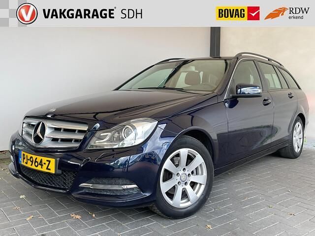 Blauw Gebruikt 2013 Mercedes C180 Prestige Stationwagen | € 9.950 (Goede deal) - Afbeelding 1/4