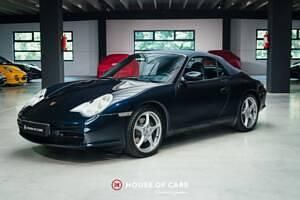 Occasion Porsche 911 Carrera Cabriolet 320 PK (235 kW) 2004 Blauwmidnight blue metallic ( l39c ) Cabriolet