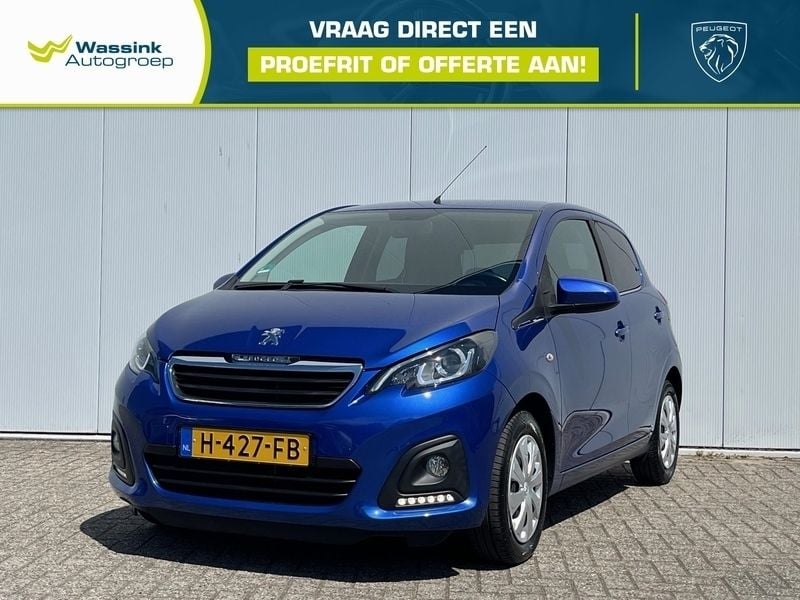 Blauw Gebruikt 2020 Peugeot 108 Active Hatchback | € 9.915 (Goede deal) - Afbeelding 1/4