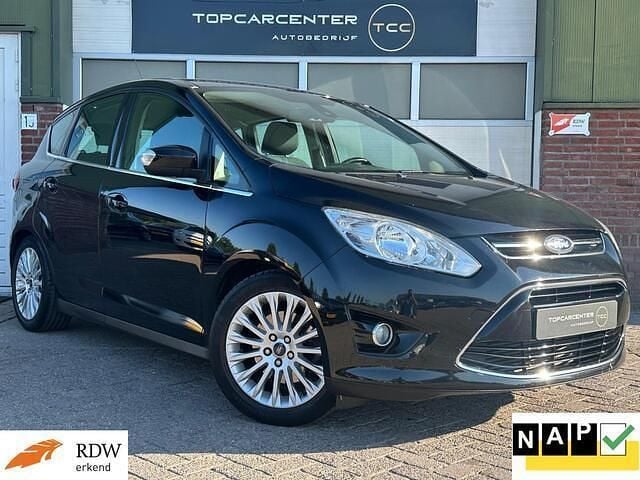 Zwart Gebruikt 2013 Ford C-MAX Titanium MPV | € 6.999 (Goede deal) - Afbeelding 1/4