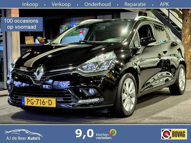 Zwart Gebruikt 2017 Renault Clio GrandTour LIMITED Stationwagen | € 6.890 (Eerlijke prijs) - Afbeelding 1/4