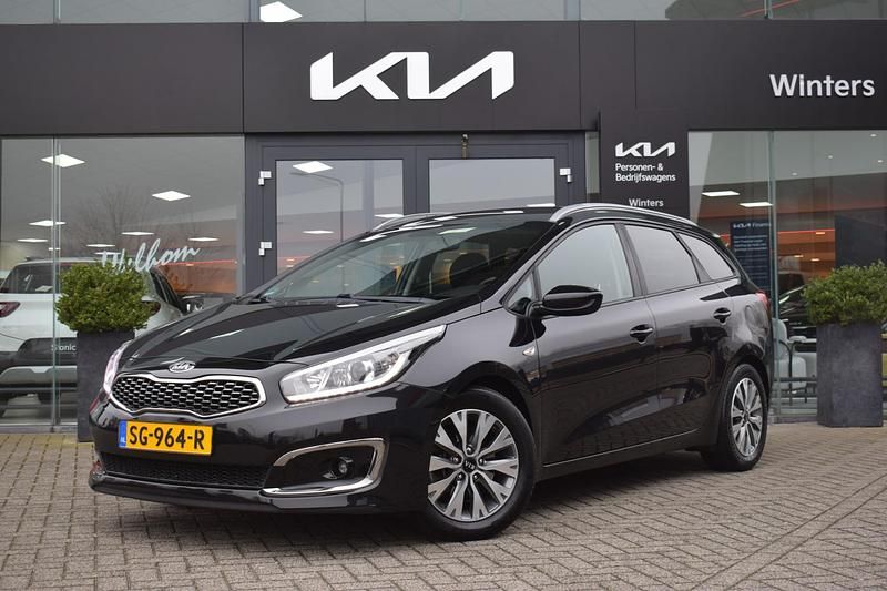 Zwart Occasion 2018 Kia Ceed Sportswagon Stationwagen | € 12.955 (Eerlijke prijs) - Afbeelding 1/4
