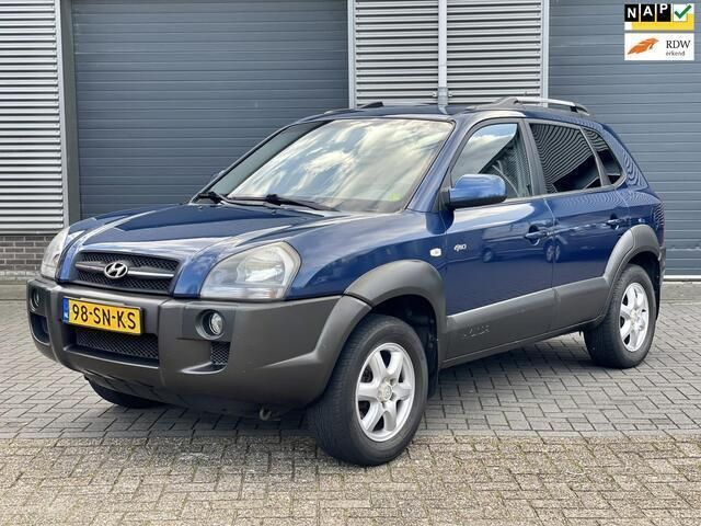Blauw Occasion 2006 Hyundai Tucson Style SUV | € 3.950 (Eerlijke prijs) - Afbeelding 1/4