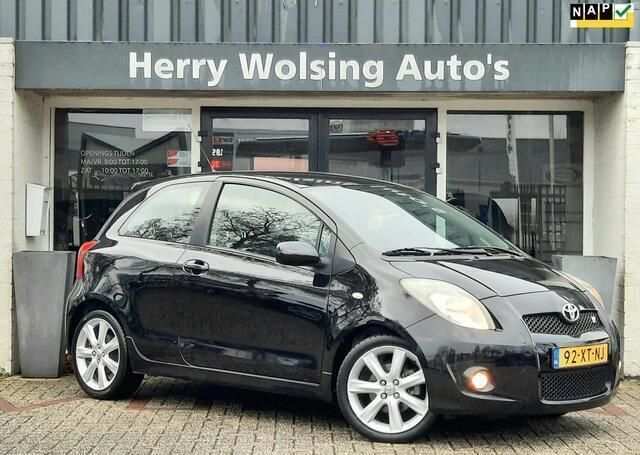 Zwart Gebruikt 2007 Toyota Yaris Sport Hatchback | € 4.999 (Eerlijke prijs) - Afbeelding 1/4