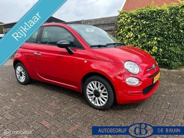 Rood Gebruikt 2019 Fiat 500 Lounge Cabriolet | € 9.950 (Goede deal) - Afbeelding 1/4