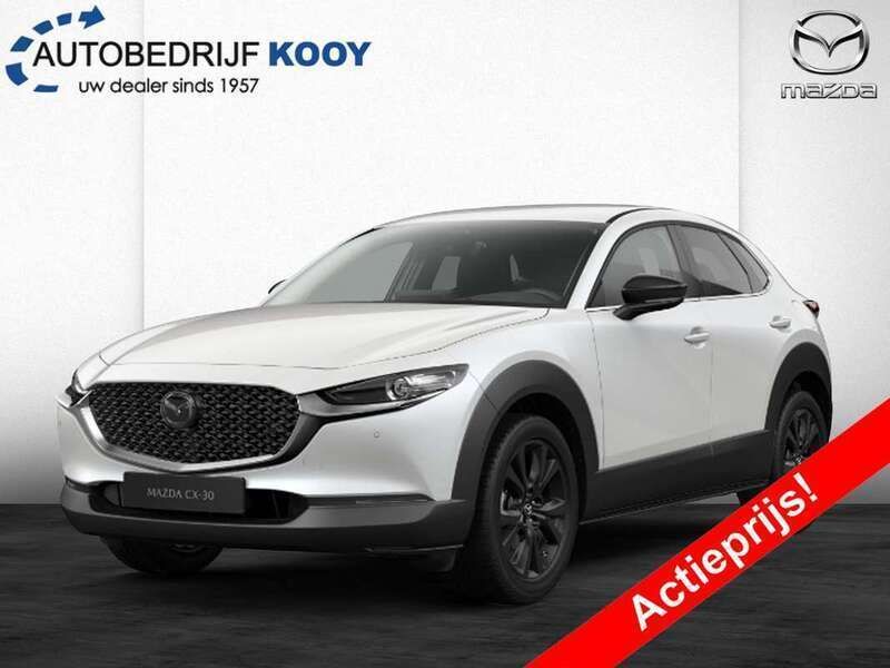 Wit Nieuw 2025 Mazda CX-30 Homura-Line SUV | € 37.490 (Eerlijke prijs) - Afbeelding 1/3