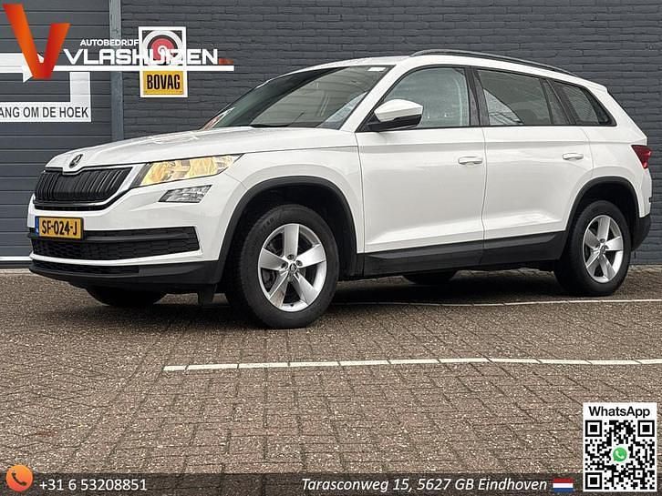 Wit Gebruikt 2018 Skoda Kodiaq Ambition SUV | € 11.975 (Super prijs) - Afbeelding 1/4