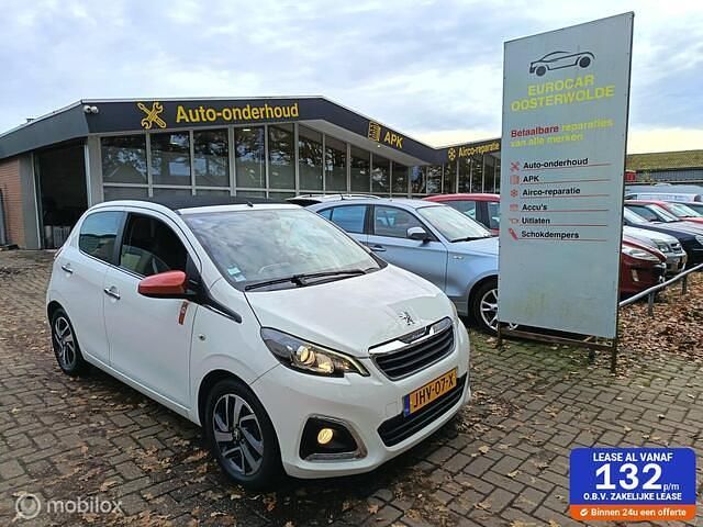 Wit Gebruikt 2015 Peugeot 108 Roland Garros Cabriolet | € 7.999 - Afbeelding 1/4
