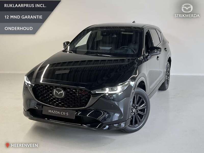 Zwart Nieuw 2025 Mazda CX-5 Homura-Line SUV | € 48.495 (Eerlijke prijs) - Afbeelding 1/4