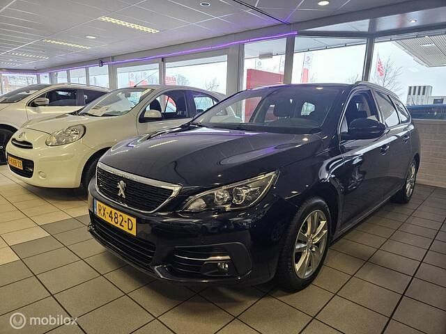 Occasion Peugeot 308 SW Premium 110 PK (80 kW) 2018 Blauw Stationwagen