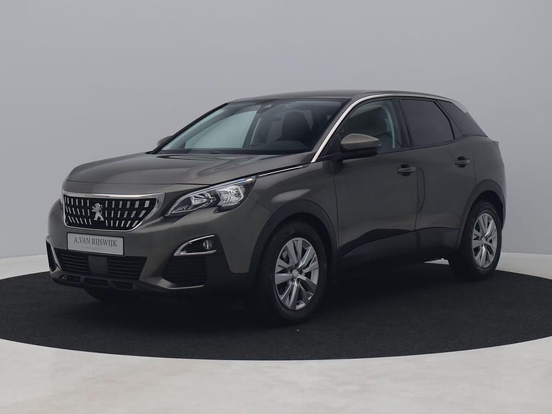 Grijs Gebruikt 2019 Peugeot 3008 Active SUV | € 16.700 (Super prijs) - Afbeelding 1/4