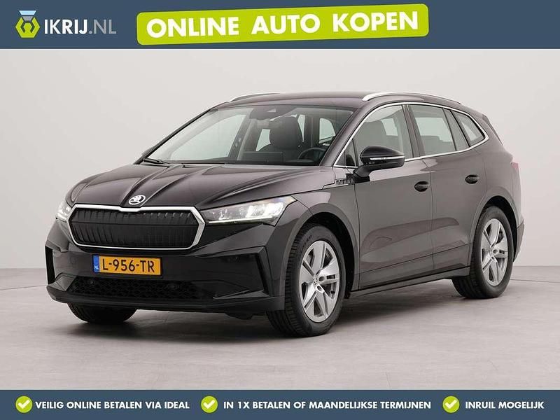 Zwart Gebruikt 2021 Skoda Enyaq iV SUV | € 26.400 (Eerlijke prijs) - Afbeelding 1/3
