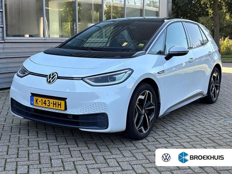 Wit Gebruikt 2020 VW ID.3 Hatchback | € 17.945 (Eerlijke prijs) - Afbeelding 1/4