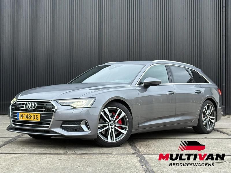 Grijs Gebruikt 2019 Audi A6 S-Line Stationwagen | € 39.850 (Eerlijke prijs) - Afbeelding 1/4