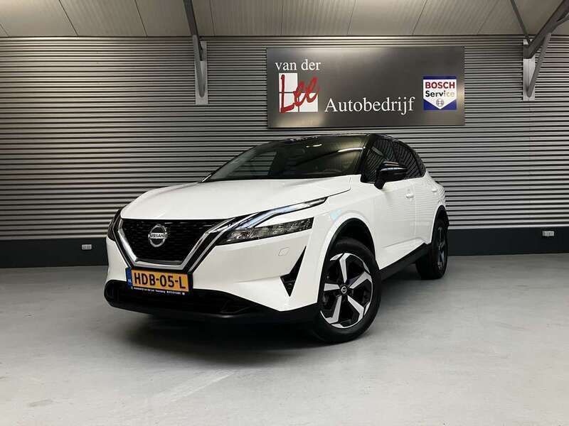 Wit, metallic lak Gebruikt 2022 Nissan Qashqai 360º SUV | € 28.750 (Eerlijke prijs) - Afbeelding 1/4
