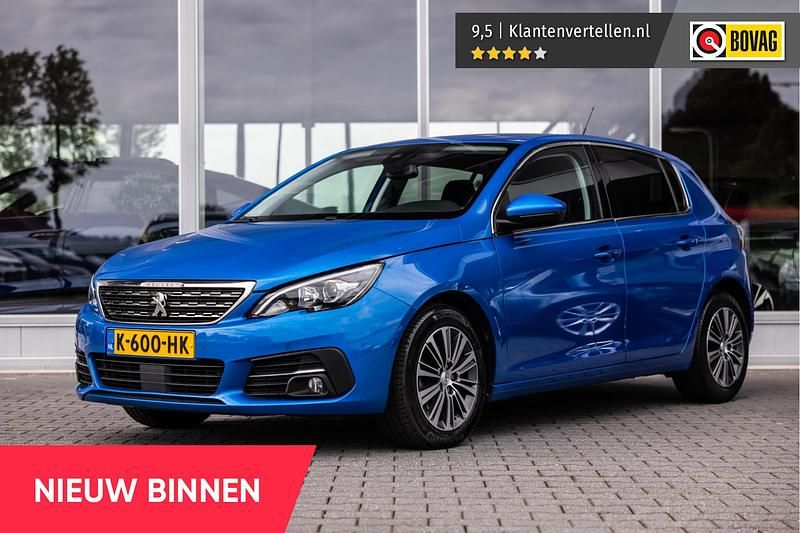 Blauw Gebruikt 2021 Peugeot 308 Allure Hatchback | € 17.445 (Goede deal) - Afbeelding 1/4
