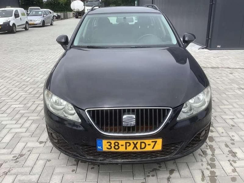 Zwart Gebruikt 2011 Seat Exeo Comfort Stationwagen | € 2.750 (Super prijs) - Afbeelding 1/4
