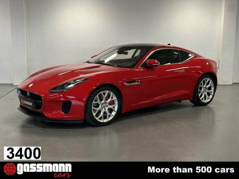 Roodrot Gebruikt 2018 Jaguar F-Type Coupé | € 49.900 - Afbeelding 1/4