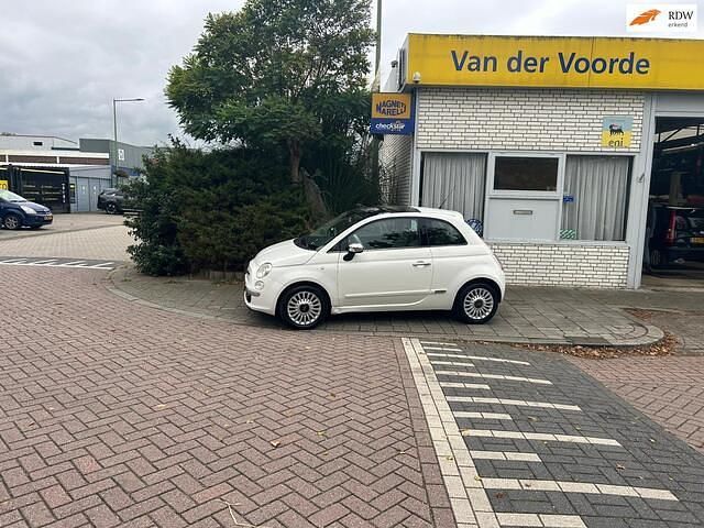 Wit Gebruikt 2008 Fiat 500 Lounge Hatchback | € 2.950 (Eerlijke prijs) - Afbeelding 1/4