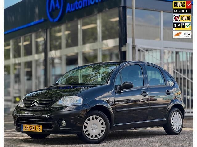 Zwart Gebruikt 2008 Citroën C3 Prestige Hatchback | € 2.850 (Eerlijke prijs) - Afbeelding 1/4