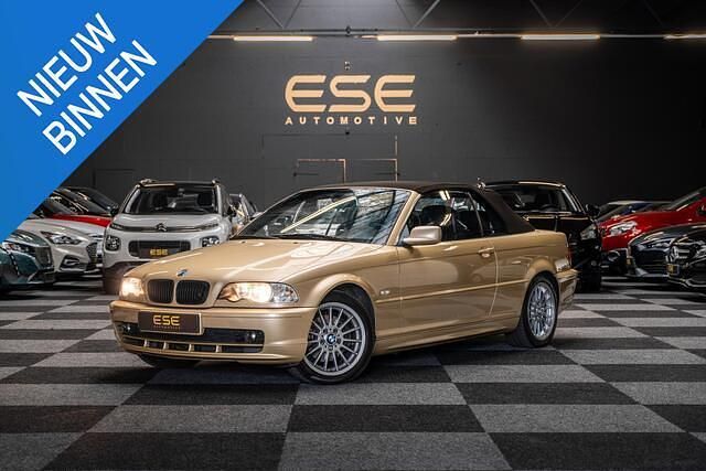 Geel Gebruikt 2002 BMW 320 Cabriolet Executive Cabriolet | € 9.945 (Eerlijke prijs) - Afbeelding 1/4