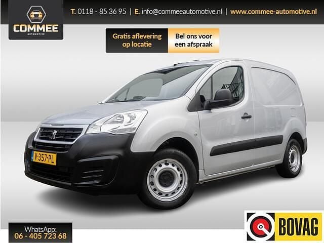 Zilver Gebruikt 2018 Peugeot Partner Premium MPV | € 6.944 (Super prijs) - Afbeelding 1/4