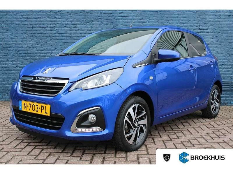 Blauw Gebruikt 2021 Peugeot 108 Allure Hatchback | € 11.900 (Eerlijke prijs) - Afbeelding 1/4
