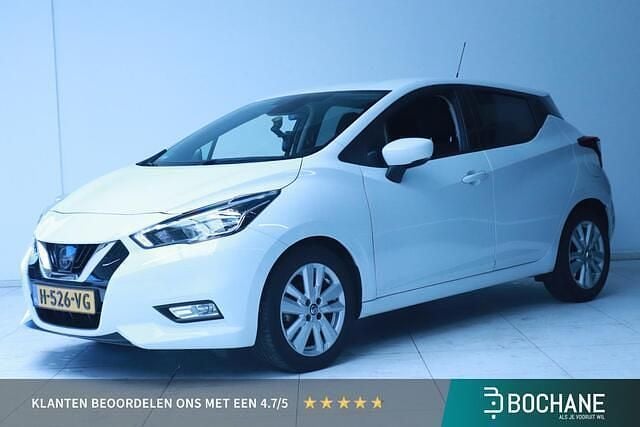 Wit Gebruikt 2020 Nissan Micra N-Connecta Hatchback | € 12.900 (Eerlijke prijs) - Afbeelding 1/4