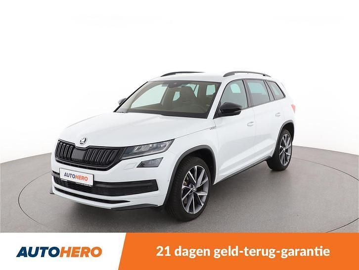 Wit Gebruikt 2019 Skoda Kodiaq SportLine SUV | € 30.349 (Super prijs) - Afbeelding 1/4
