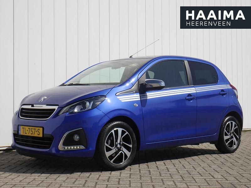 Blauw Gebruikt 2018 Peugeot 108 Collection Hatchback | € 8.950 (Eerlijke prijs) - Afbeelding 1/3