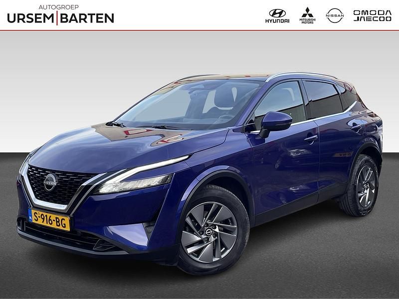 Blauw (metallic) Occasion 2023 Nissan Qashqai Acenta SUV | € 25.430 (Iets duurder) - Afbeelding 1/4
