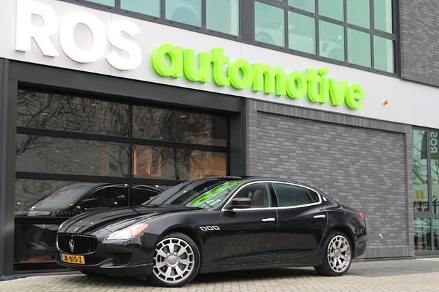 Zwart Occasion 2016 Maserati Quattroporte Sedan | € 30.950 (Super prijs) - Afbeelding 1/4