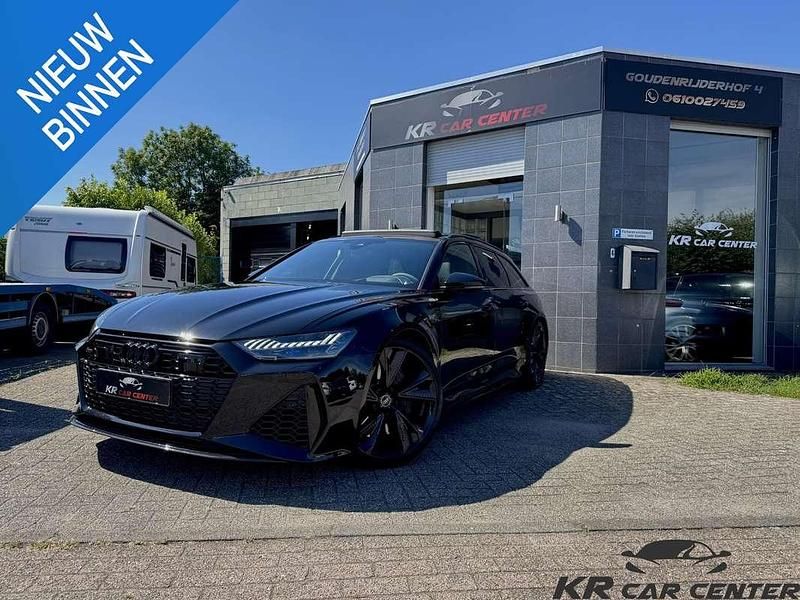 Zwart Gebruikt 2023 Audi RS6 Performance Stationwagen | € 134.999 (Eerlijke prijs) - Afbeelding 1/4