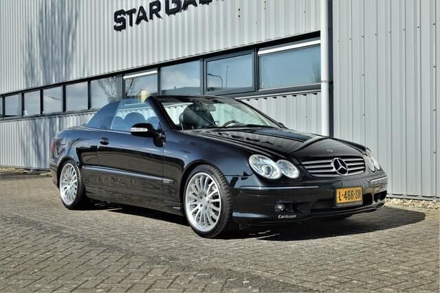Zwart, metallic lak Gebruikt 2003 Mercedes CLK320 Cabriolet | € 17.950 - Afbeelding 1/4