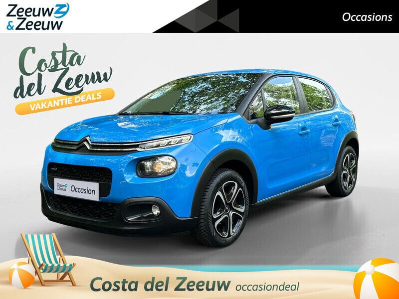 Blauw Gebruikt 2017 Citroën C3 Feel Hatchback | € 8.435 (Eerlijke prijs) - Afbeelding 1/4