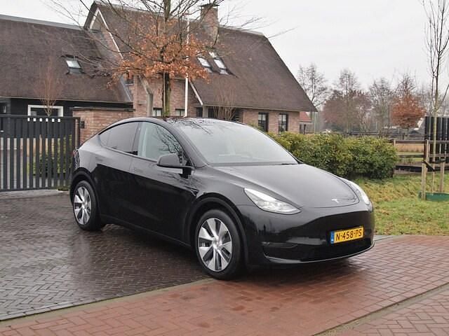 Occasion Tesla Model Y Long Range AWD 378 kW (514 PK) 2021 Zwart SUV
