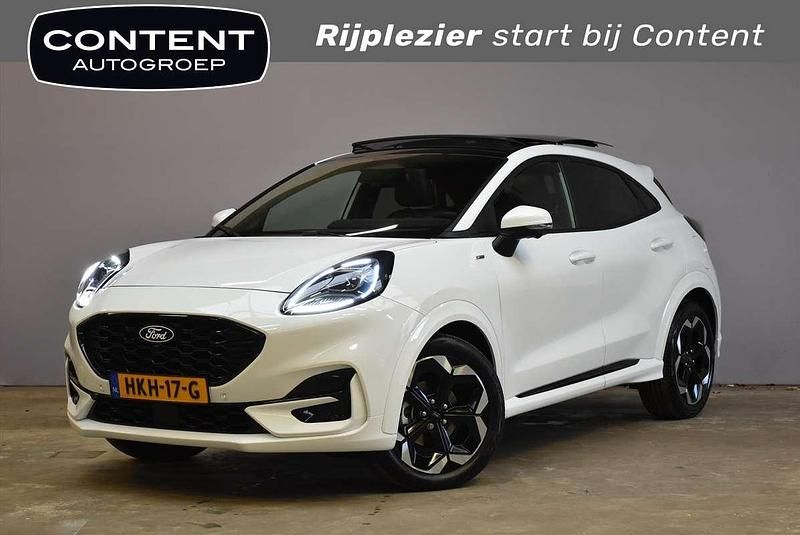Wit Occasion 2025 Ford Puma ST-Line SUV | € 28.940 (Eerlijke prijs) - Afbeelding 1/4