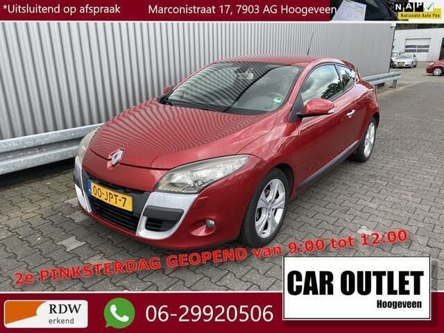 Rood Gebruikt 2009 Renault Mégane Coupé Dynamique Coupé | € 4.250 (Eerlijke prijs) - Afbeelding 1/4