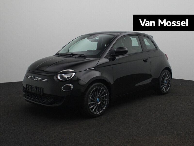 Zwart Nieuw 2024 Fiat 500e Hatchback | € 28.995 (Goede deal) - Afbeelding 1/4