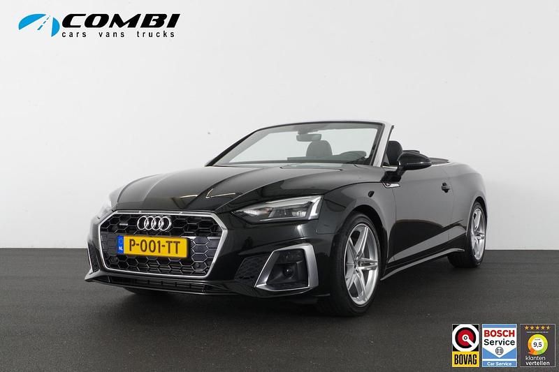 Zwart Gebruikt 2021 Audi A5 Cabriolet Comfort Cabriolet | € 59.850 - Afbeelding 1/4