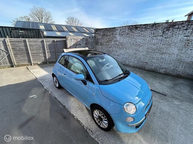 Occasion Fiat 500C Lounge 69 PK (50 kW) 2014 Blauw Cabriolet