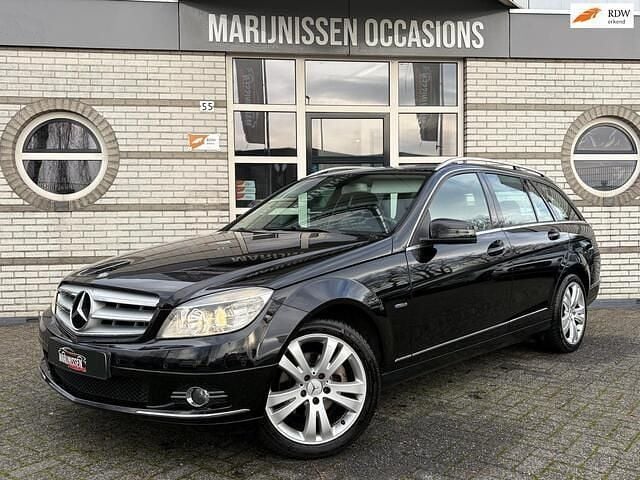 Zwart Occasion 2009 Mercedes C180 Avantgarde Stationwagen | € 7.995 (Eerlijke prijs) - Afbeelding 1/4