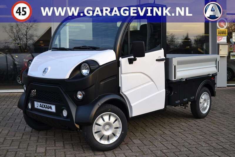 Wit Nieuw 2025 Aixam D-truck | € 19.939 - Afbeelding 1/4